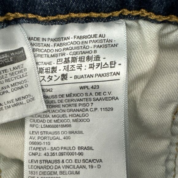 Levis 559 Jeans Mens 38x32‎ Blue Straight Grunge American Western Workwear Denim - Picture 9 of 12